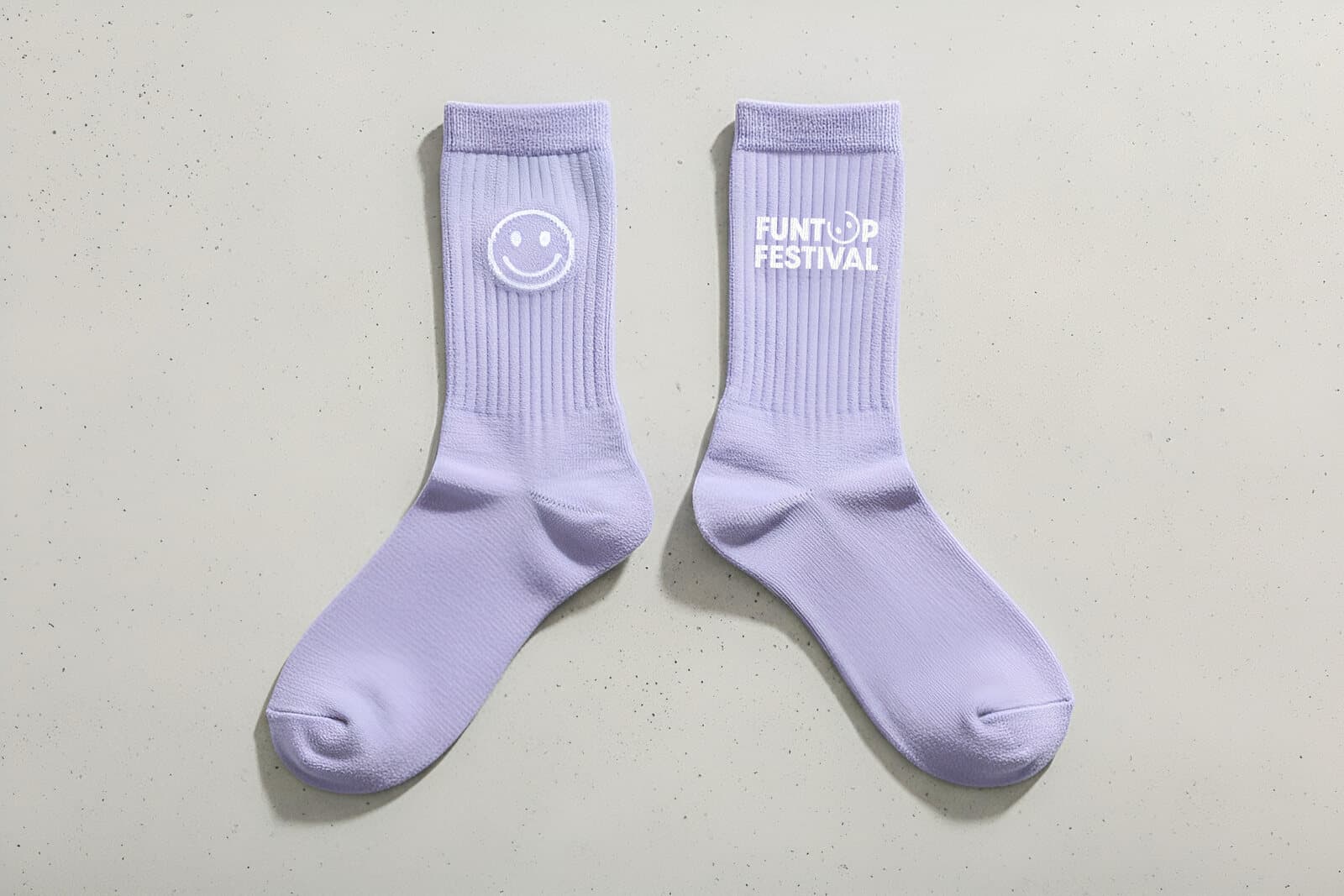 Personalisierte Socken mit eigenem Aufdruck am Fuß