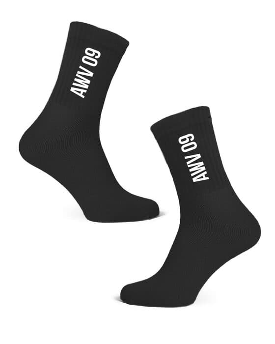 Bedruckte Teamsocken für AWV 09 Hamburg