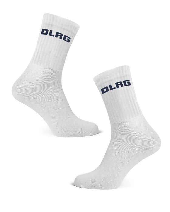 Bedruckte Teamsocken für DLRG Massen