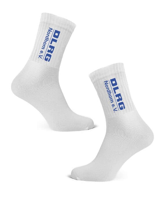 Bedruckte Teamsocken für DLRG Nordhorn