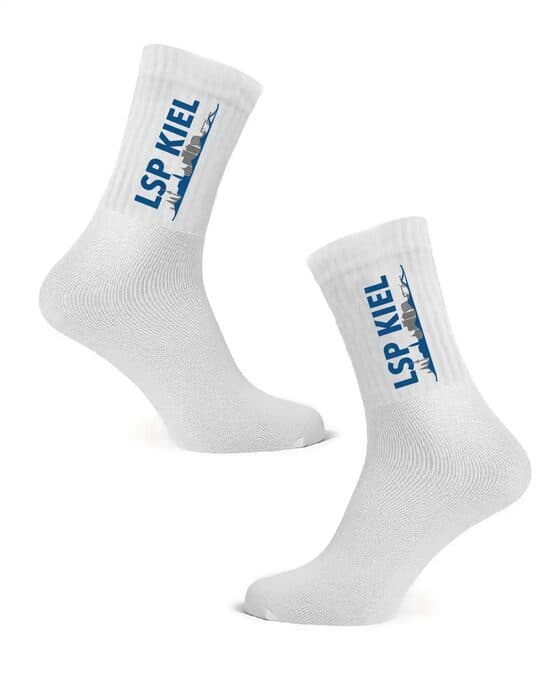 Bedruckte Teamsocken für LSP Kiel