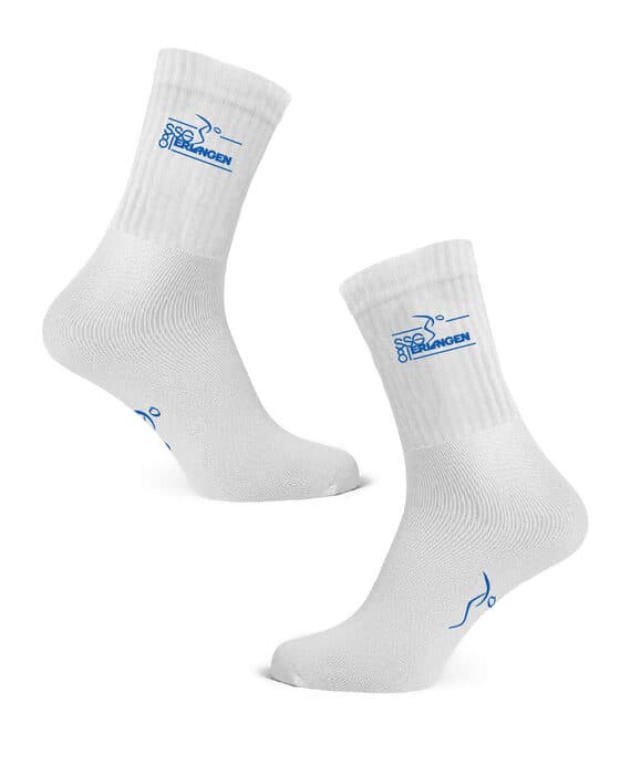 Bedruckte Teamsocken für SSG Erlangen